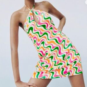 Zara Halter Mini Dress